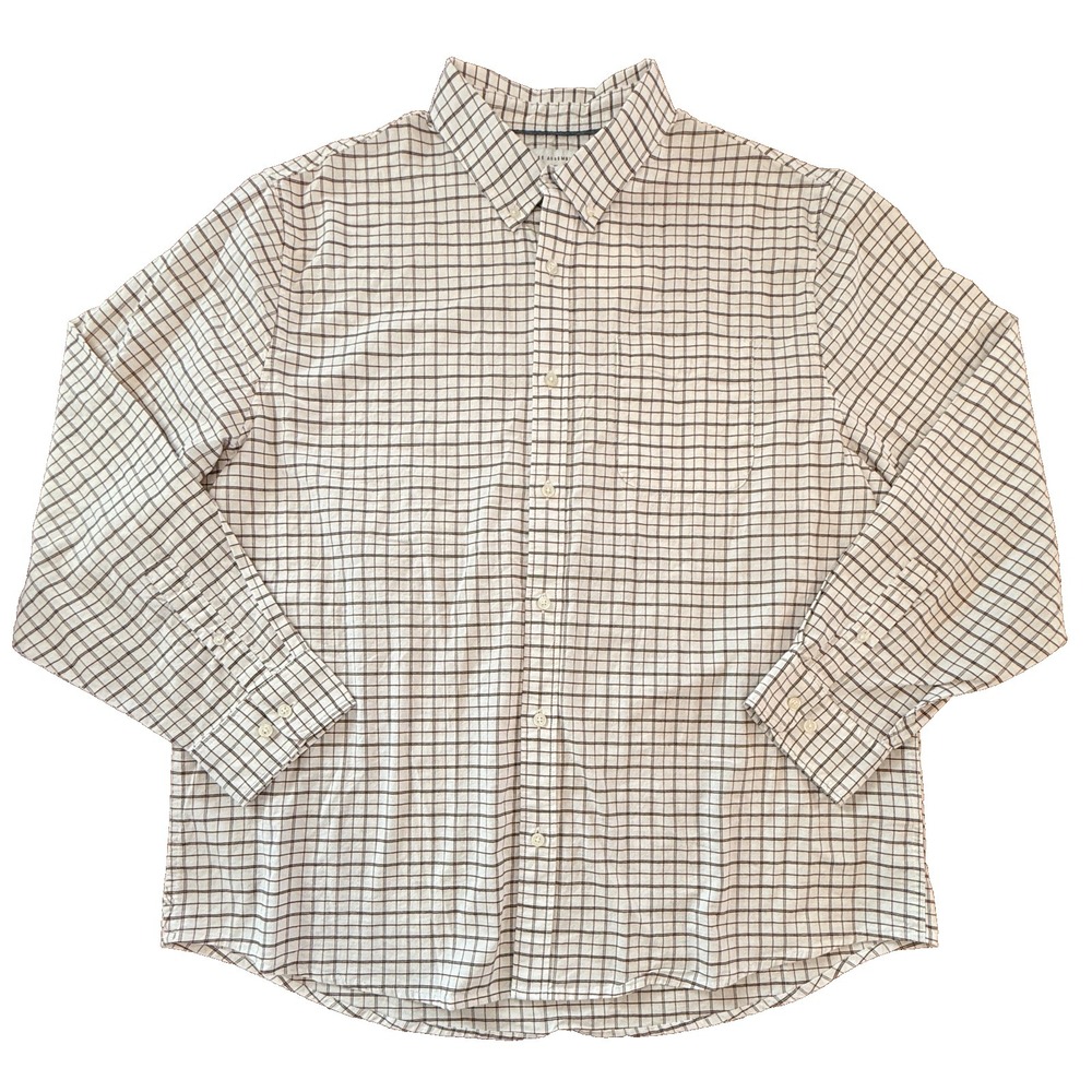 Free Assembly Button Shirt Mens 2XL NWT Multicolor Check Oxford‎ Long Sleeve
